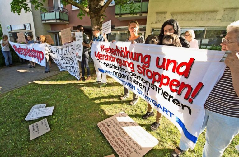 Schluss mit Mietwucher und Modernisierungswahnsinn – Protestaktion gegen Vonovia