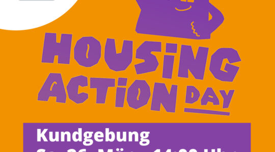 Einladung zum Planungstreffen am 14. Februar für Housing Action Day 2022